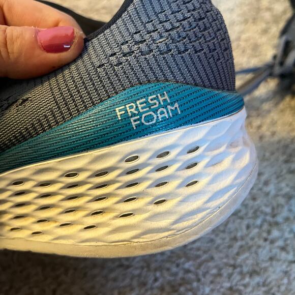 New Balance Fresh Foam MMORDO Gunmetal and Teal SZ 10 - Picture 6 of 6